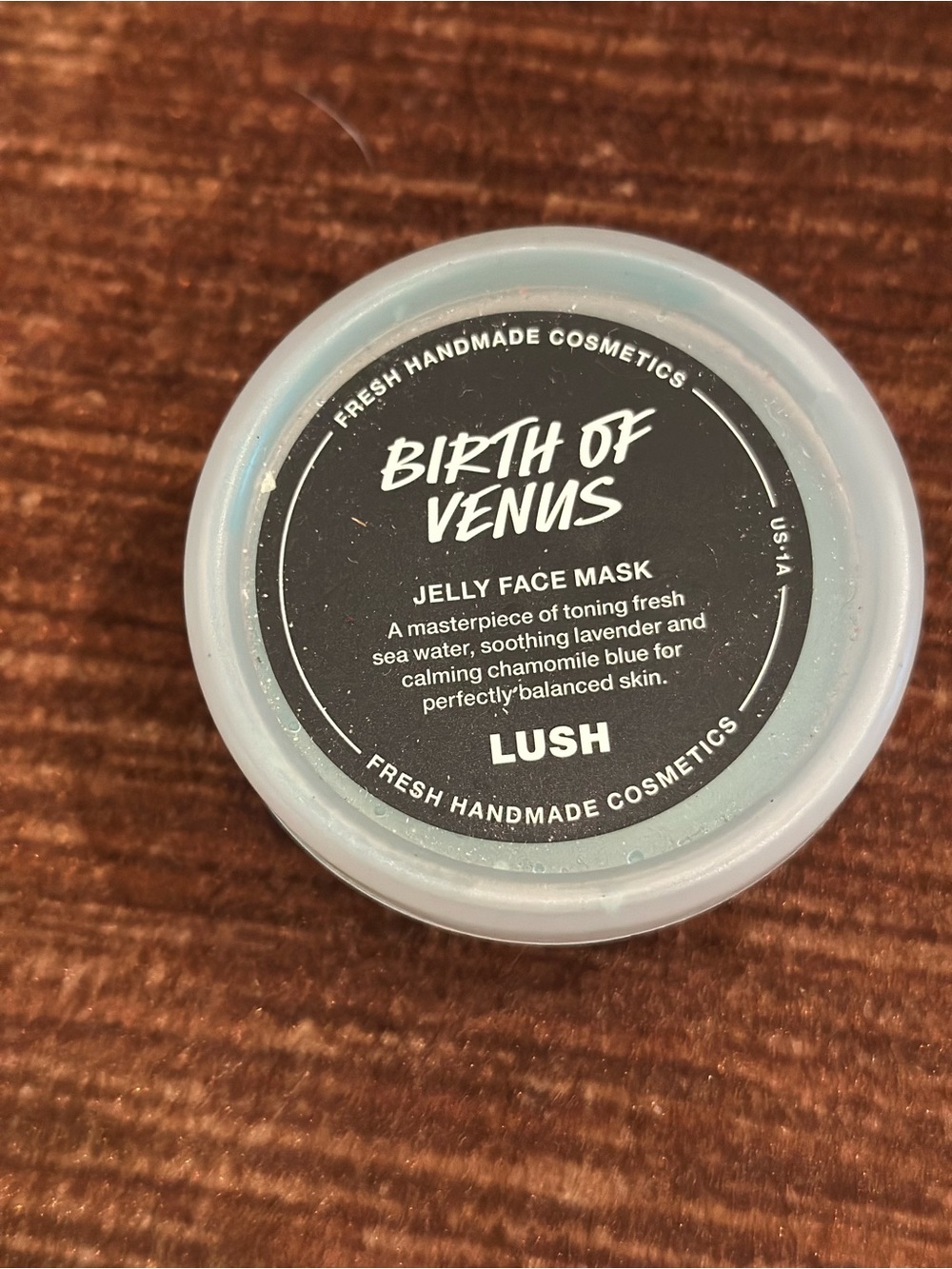 Lush Birth of Venus Jelly Face Mask — Pale Blue